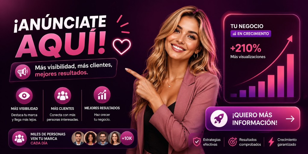 ¡Anúnciate aquí! Mejores resultados